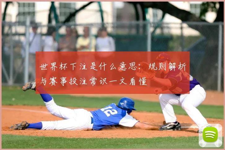 世界杯下注是什么意思:规则解析与赛事投注常识一文看懂