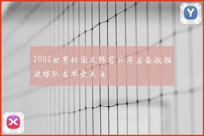 2002世界杯国足阵容公布后备战推进球队名单受关注