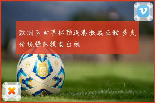 欧洲区世界杯预选赛激战正酣 多支传统强队提前出线
